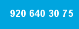 920 640 30 75